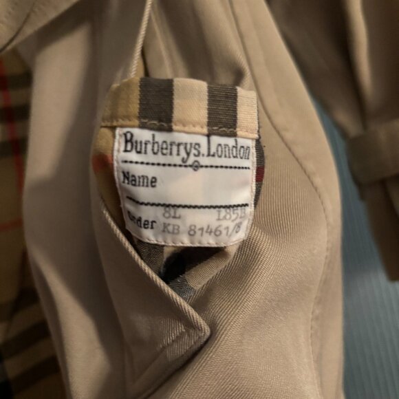 Vintage Burberrys’ London Trench Coat - Made in England - Fits US 4/6 - Picture 6 of 10